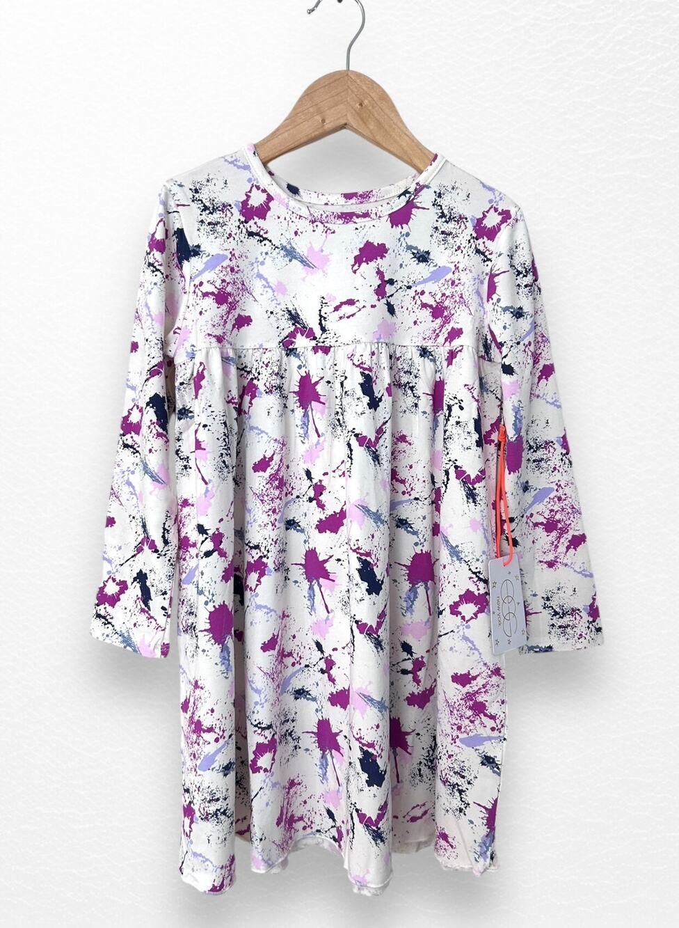 NWT Egg New York Paint Splatter Dress, Size 6